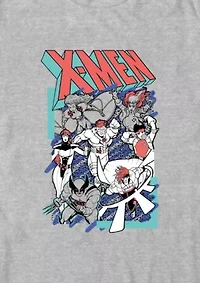 X-Men 90s Scribble Graphic T-Shirt