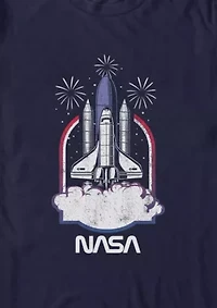 NASA USA All Day Graphic T-Shirt