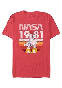NASA Basic Sunset Graphic T-Shirt