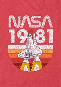 NASA Basic Sunset Graphic T-Shirt
