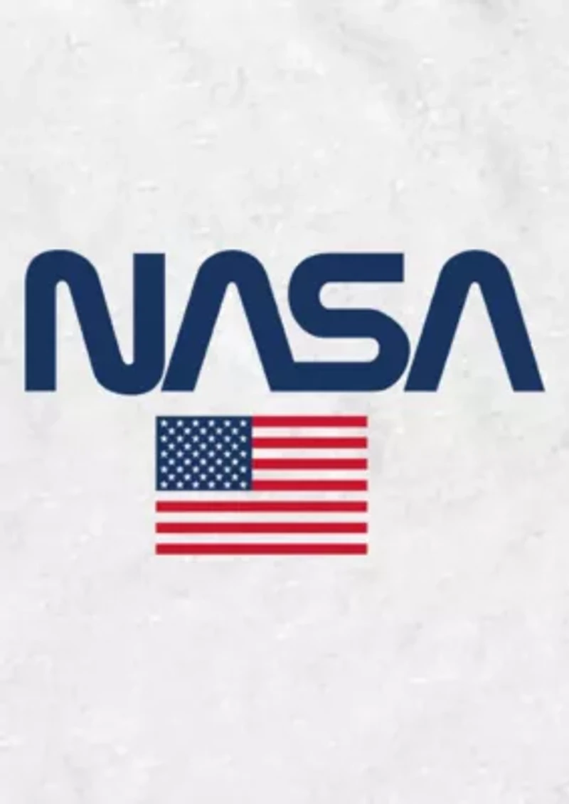 NASA Logo Flag Graphic T-Shirt