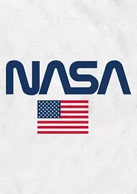 NASA Logo Flag Graphic T-Shirt