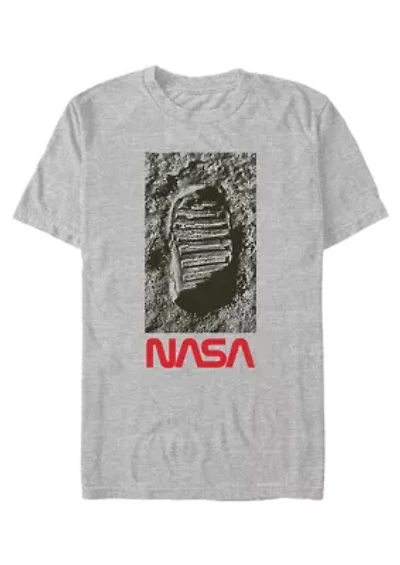 NASA Footprint Graphic T-Shirt