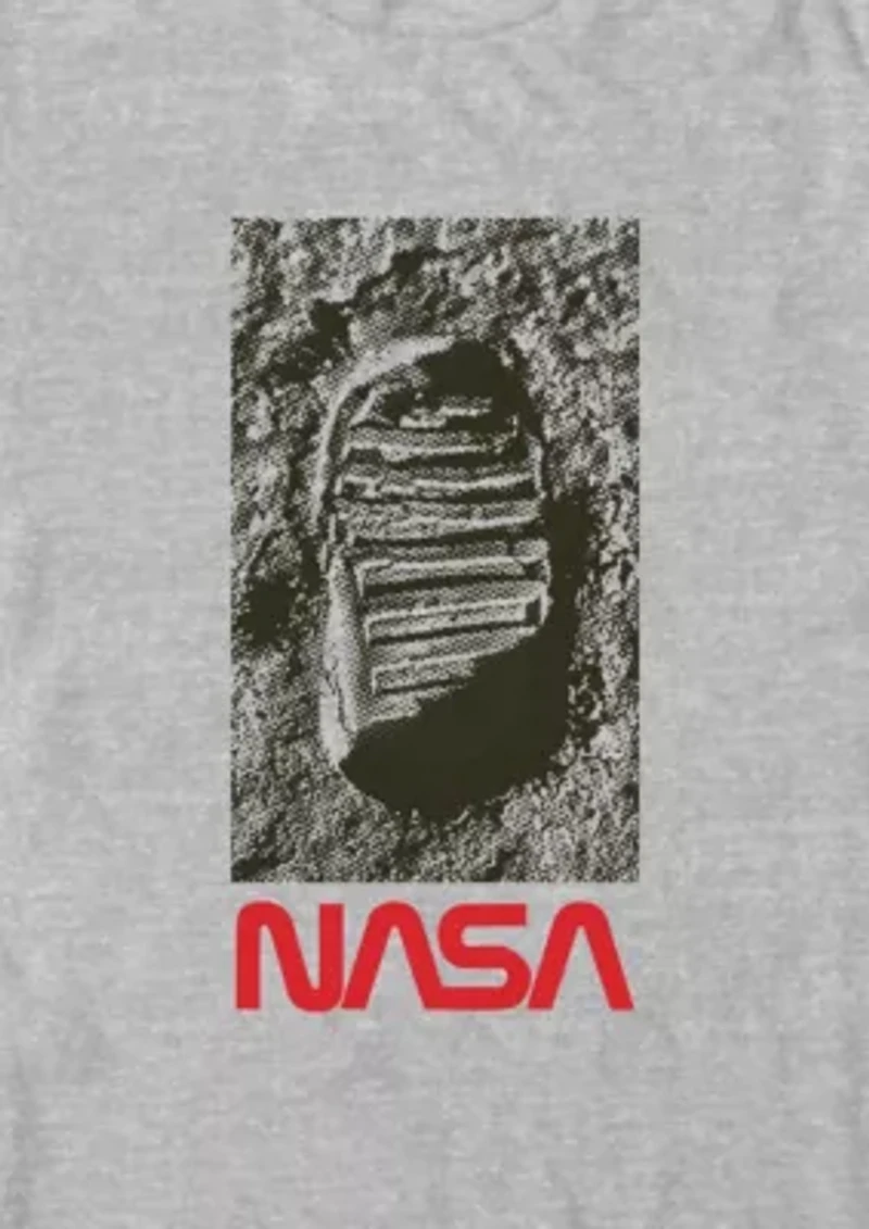 NASA Footprint Graphic T-Shirt