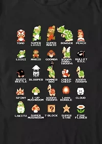 Pixel Cast Graphic T-Shirt