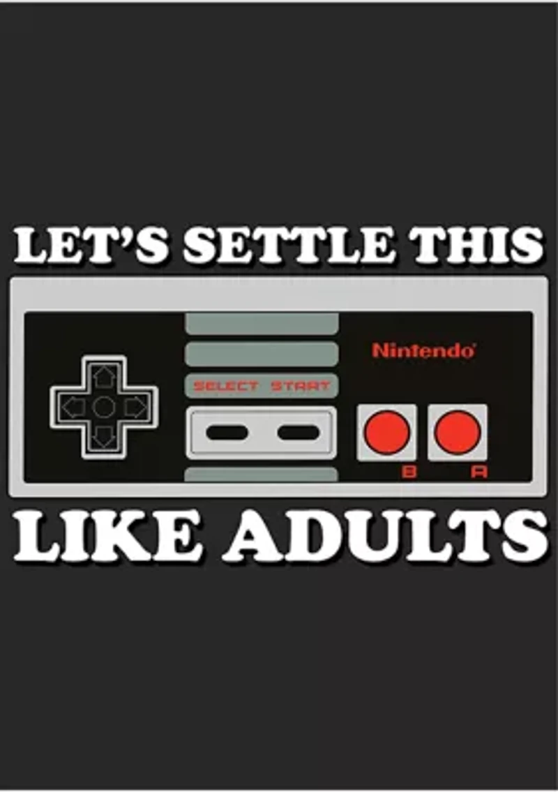 Big & Tall Nintendo® Like Adults Graphic Short Sleeve T-Shirt