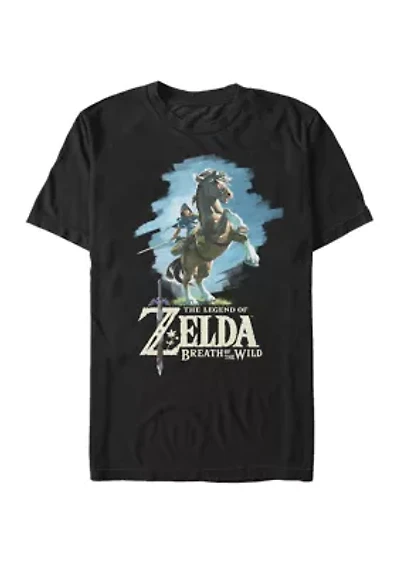 Big & Tall Zelda Breath of The Wild Link Short Sleeve Graphic T-Shirt