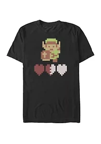 Big & Tall Zelda Link Lives Short Sleeve Graphic T-Shirt