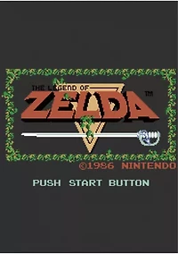 Big & Tall Nintendo Pixelated Graphic Short Sleeve T-Shirt