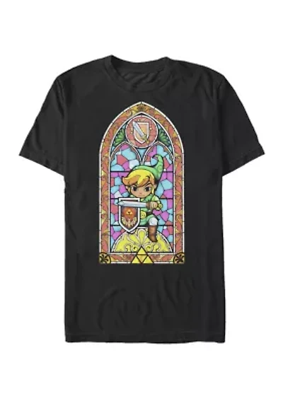 Big & Tall Legend Of Zelda Wind Waker Link Regal Glass Short Sleeve Graphic T-Shirt