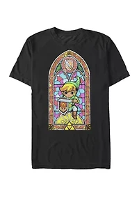 Big & Tall Legend Of Zelda Wind Waker Link Regal Glass Short Sleeve Graphic T-Shirt