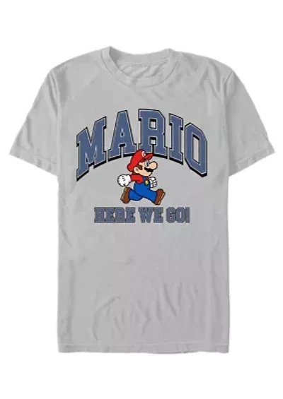 Mario Here We Go Graphic T-Shirt