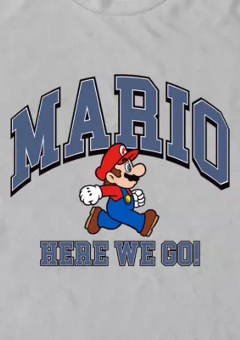 Mario Here We Go Graphic T-Shirt