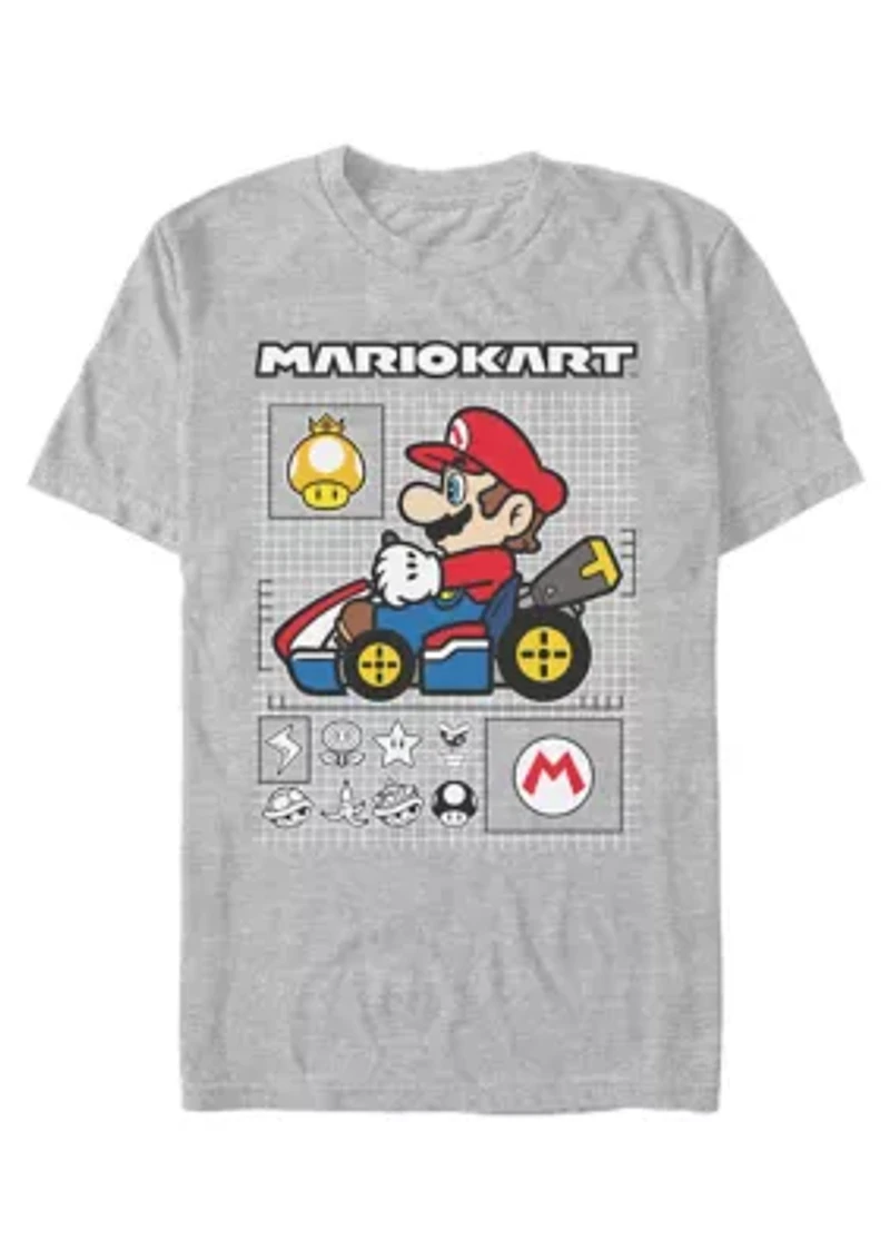 Kart Schematics Graphic T-Shirt