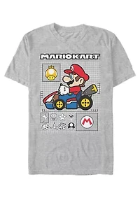Kart Schematics Graphic T-Shirt