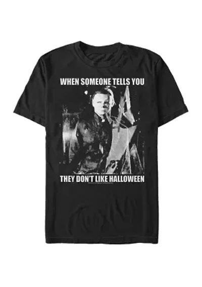 Big & Tall Michael Myers Mood Short Sleeve Graphic T-Shirt