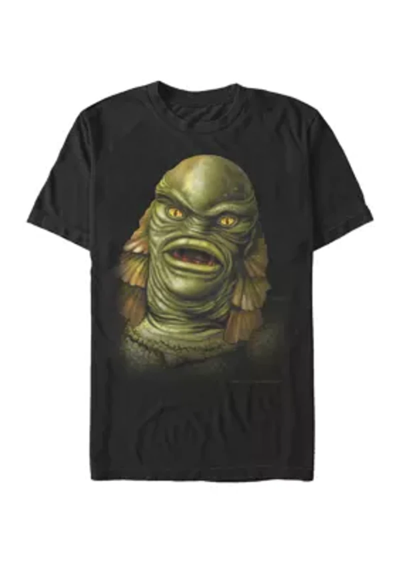 Big & Tall Creature From The Black Lagoon Big Face Short Sleeve Graphic T-Shirt