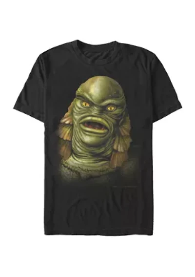 Big & Tall Creature From The Black Lagoon Big Face Short Sleeve Graphic T-Shirt