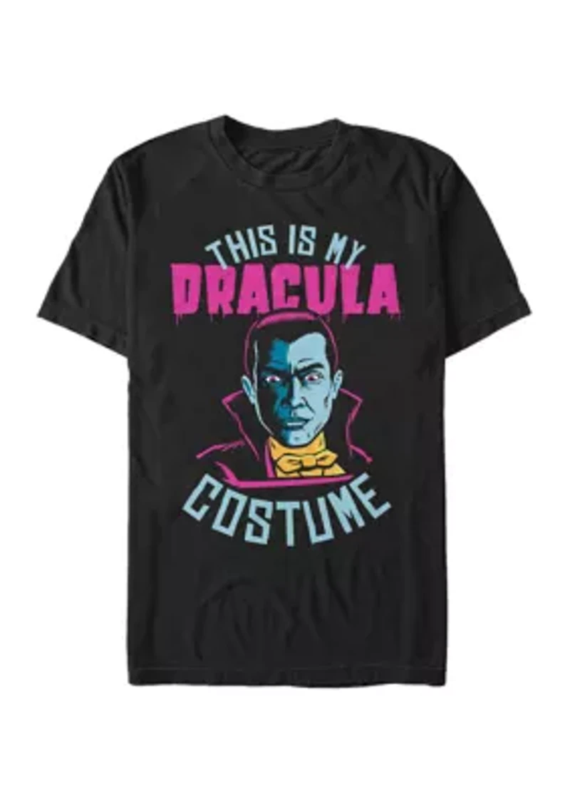Big & Tall Dracula Halloween Costume Short Sleeve Graphic T-Shirt