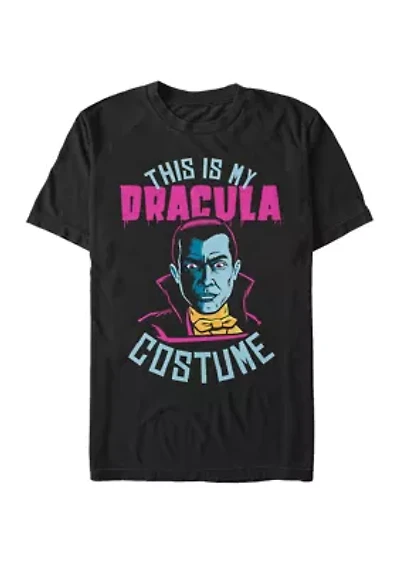 Big & Tall Dracula Halloween Costume Short Sleeve Graphic T-Shirt