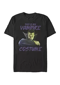 Big & Tall Vampire Dracula Halloween Costume Short Sleeve Graphic T-Shirt
