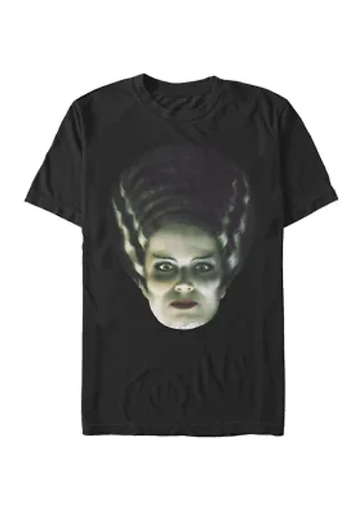 Big & Tall Frankenstein's Bride Big Face Short Sleeve Graphic T-Shirt