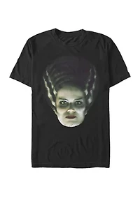 Big & Tall Frankenstein's Bride Big Face Short Sleeve Graphic T-Shirt