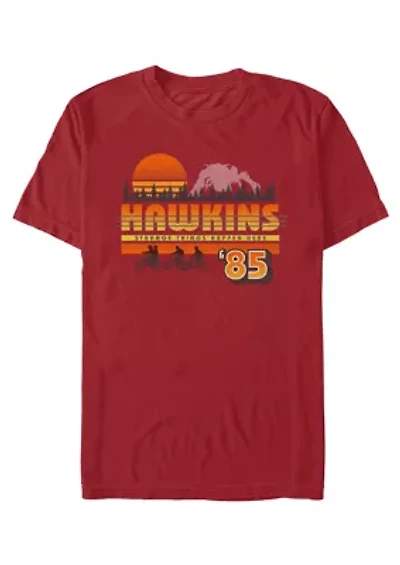Hawkins Vintage Sunsnet Graphic T-Shirt