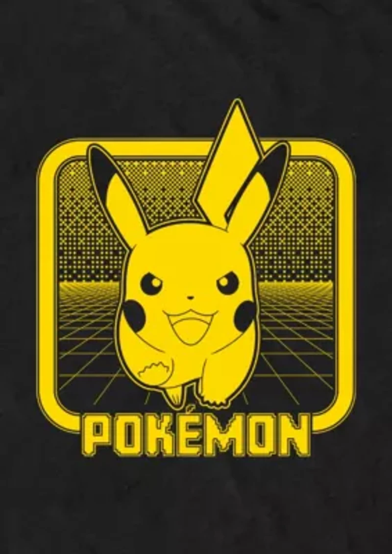 Digital Pikachu Graphic T-Shirt