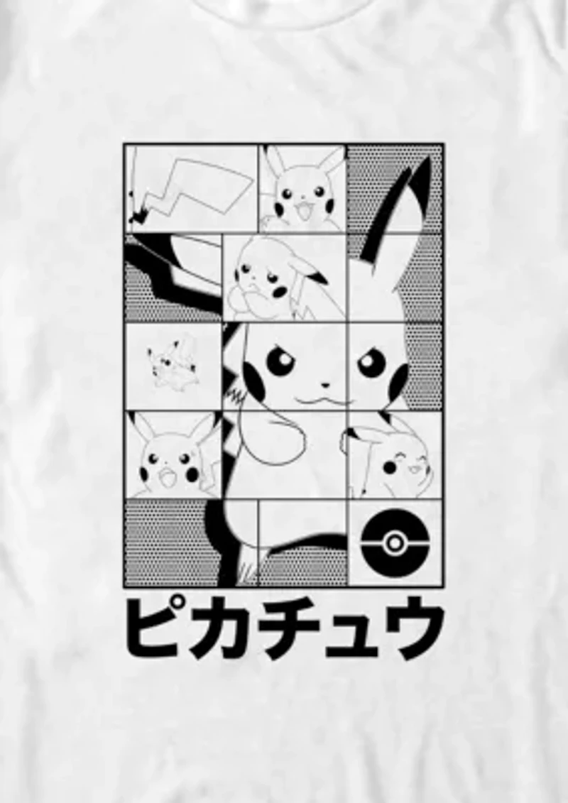 Pikachu Puzzle Box Japan Graphic T-Shirt