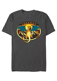 Volcano Pokemon Graphic T-Shirt