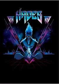 Big & Tall Disney® Villains Hades Rock Graphic Short Sleeve T-Shirt