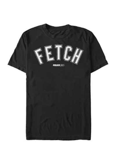 Big & Tall Collegiate Fetch Text Short Sleeve Graphic T-Shirt