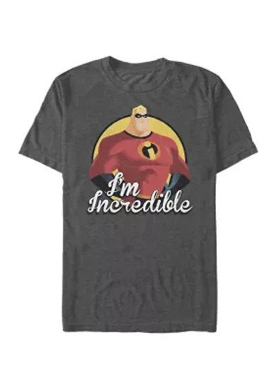 Big & Tall Incredibles Mr. Incredible Portrait Short Sleeve Graphic T-Shirt