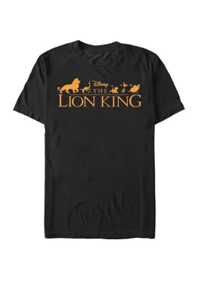 Big & Tall Lion King Silhouette Logo Short Sleeve Graphic T-Shirt