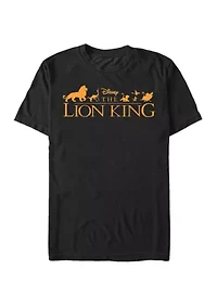 Big & Tall Lion King Silhouette Logo Short Sleeve Graphic T-Shirt