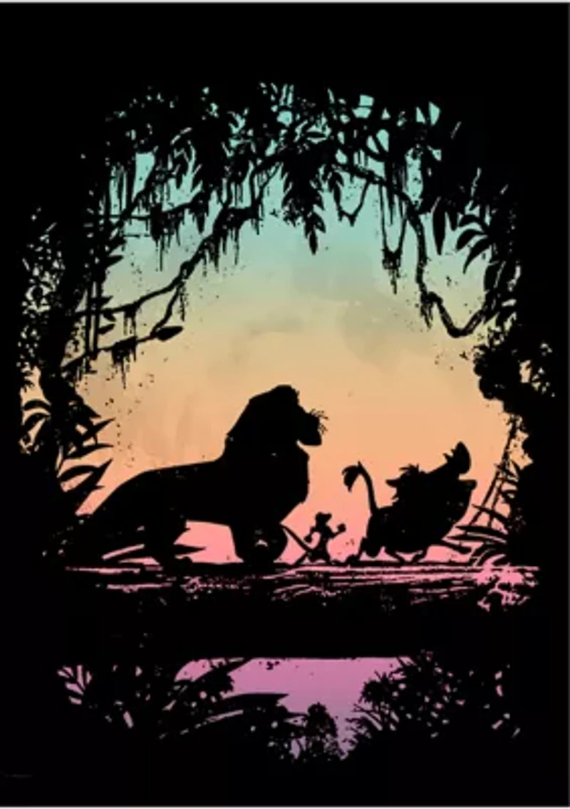 Big & Tall Lion King Eastern Trail Graphic Short Sleeve T-Shirt