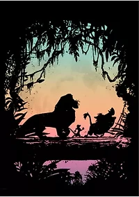 Big & Tall Lion King Eastern Trail Graphic Short Sleeve T-Shirt