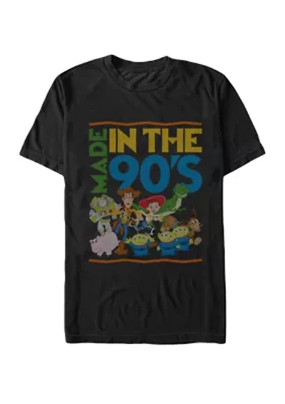 Big & Tall Toy Story Made In The 90's Group Short Sleeve Graphic T-Shirt