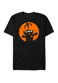 Big & Tall Toy Story Alien Claw Machine Halloween Short Sleeve T-Shirt