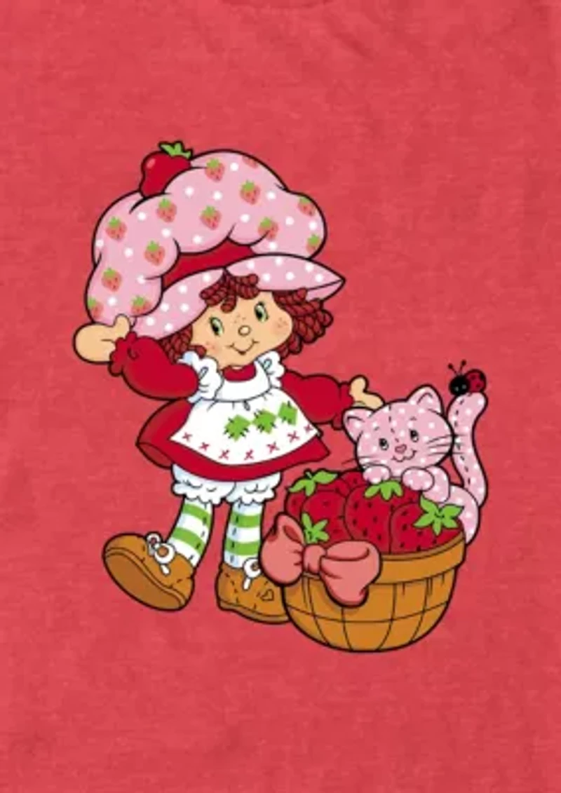 Strawberry Custard Basket Graphic T-Shirt