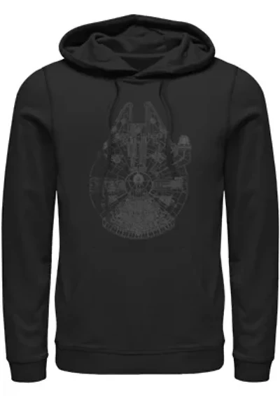 Blue Falcon Graphic Fleece Hoodie