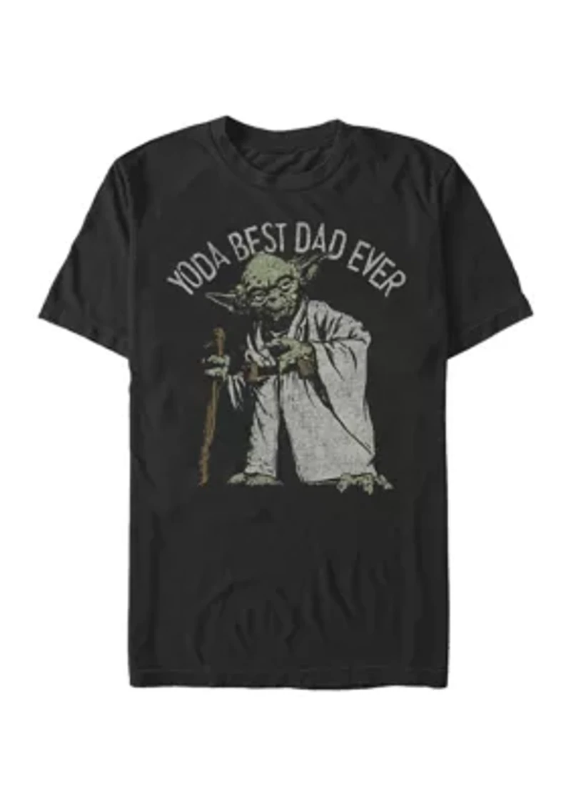 Big & Tall Yoda Best Dad Ever Short Sleeve T-Shirt