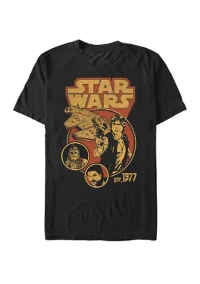 Big & Tall Team Han Solo Short Sleeve Graphic T-Shirt