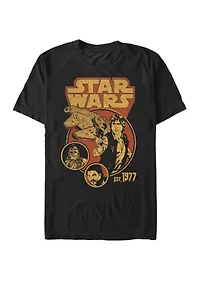 Big & Tall Team Han Solo Short Sleeve Graphic T-Shirt