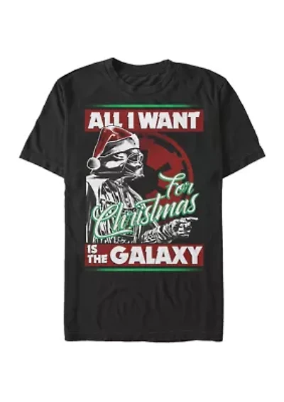 Big & Tall Darth Vader All I Want For Christmas Is The Galaxy