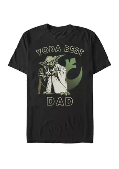 Big & Tall Yoda Best Dad Short Sleeve T-Shirt