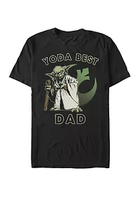 Big & Tall Yoda Best Dad Short Sleeve T-Shirt