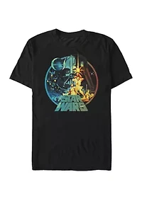 Big & Tall A New Hope Glass Art Short Sleeve Graphic T-Shirt