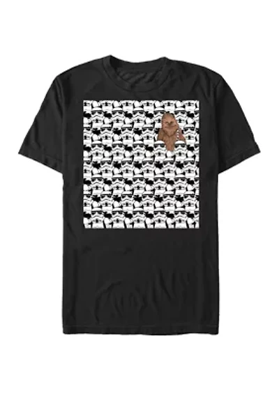 Big & Tall Where's Chewie The Stormtroopers Short Sleeve Graphic T-Shirt